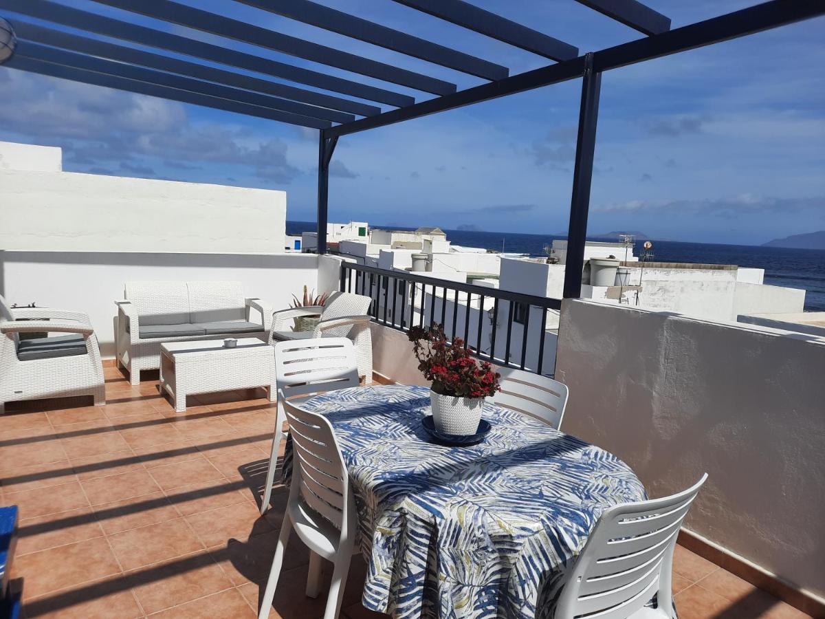 Gran Terraza Con Muy Bonitas Vistas Apartamento Caleta de Caballo Exterior foto