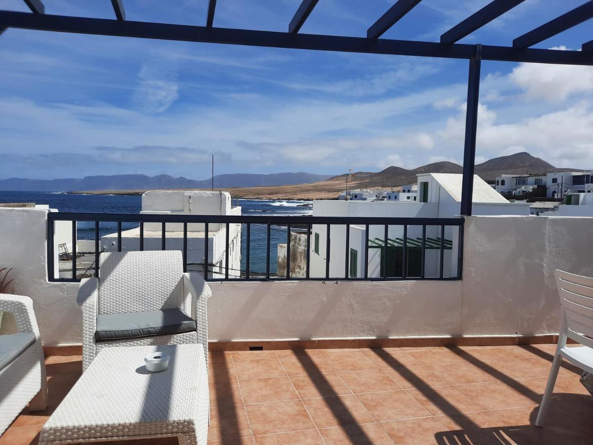 Gran Terraza Con Muy Bonitas Vistas Apartamento Caleta de Caballo Exterior foto