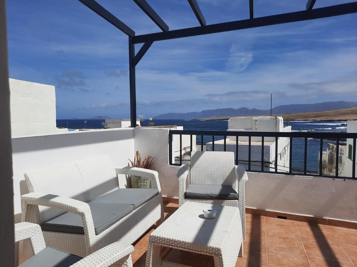 Gran Terraza Con Muy Bonitas Vistas Apartamento Caleta de Caballo Exterior foto