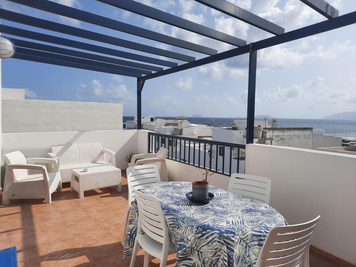 Gran Terraza Con Muy Bonitas Vistas Apartamento Caleta de Caballo Exterior foto